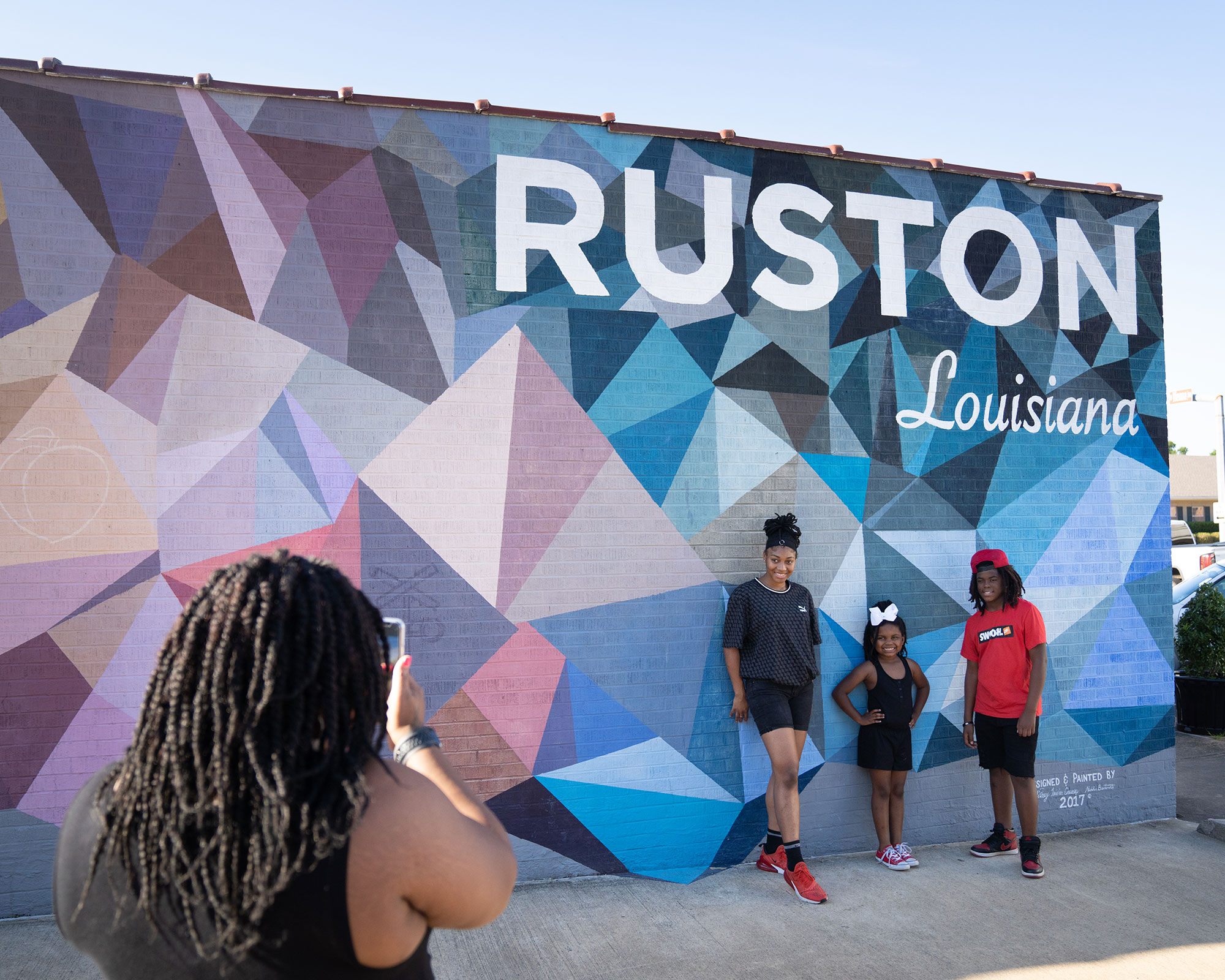 Downtown Ruston art mural