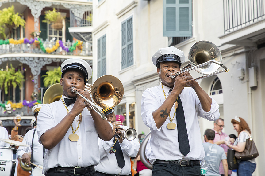 Marching Band in Krewe of Cork