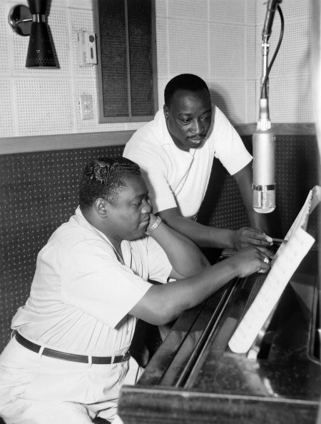 Antoine "Fats" Domino and Dave Bartholomew, who helped define the sound of rock and roll. The Charles L. Franck Studio Collection at The Historic New Orleans Collection, 1994.94.2.2286. Photo by Franck-Bertacci Photographers.