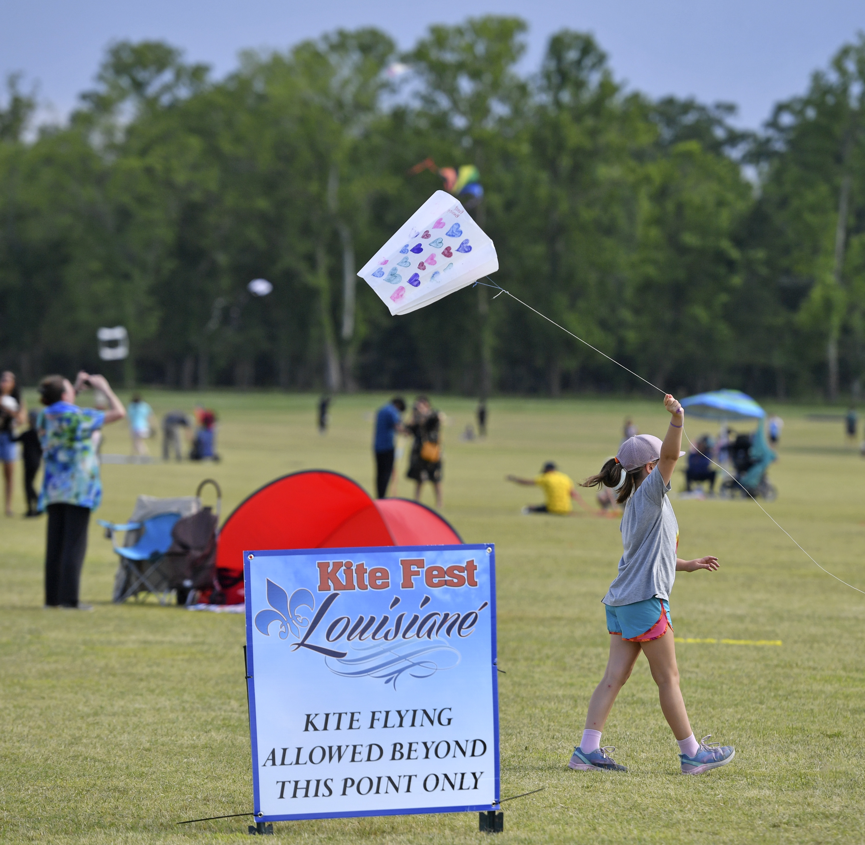 The entrance to Kite Fest Louisiane'.