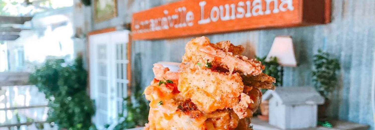 A dish at a restaurant in Arnaudville, LA.