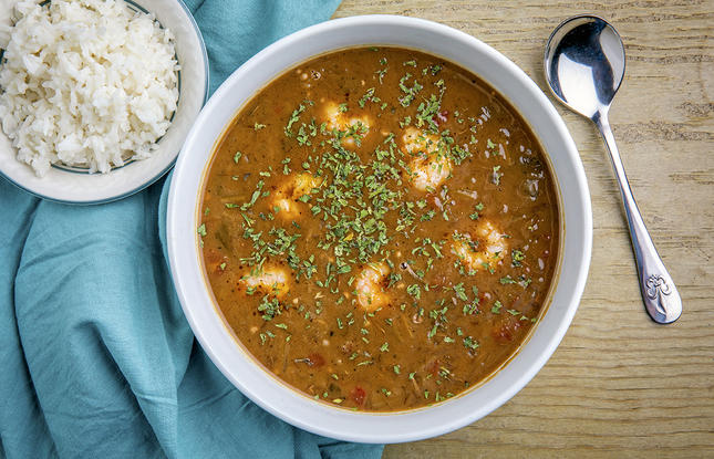 Seafood Gumbo from Hot Tails in New Roads