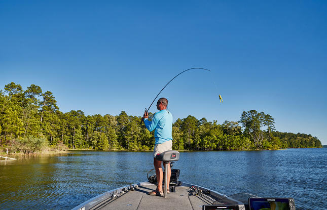 Fishing at South Toledo Bend State Park