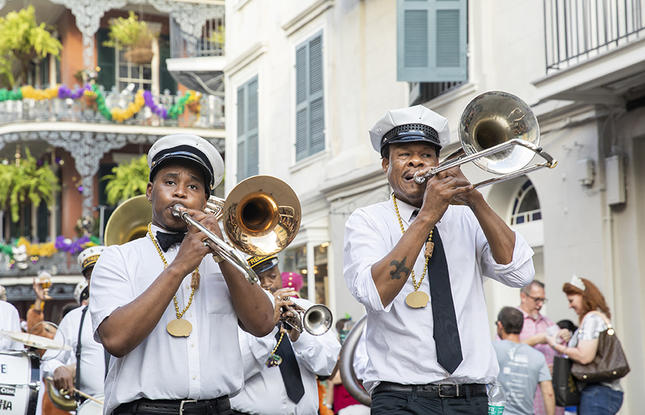 Marching Band in Krewe of Cork