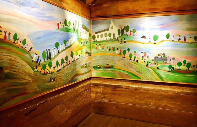 In Natchitoches, explore works by folk artist Clementine Hunter.