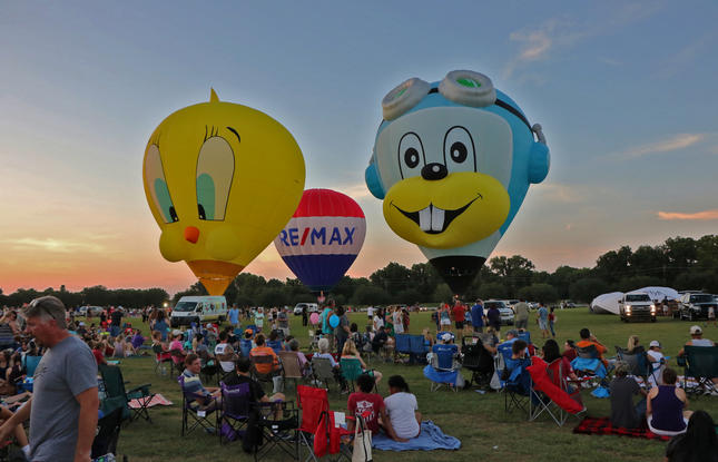 The Red River Balloon Rally in Shreveport draws families from around the region.