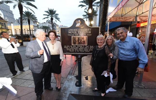 Historical Marker for Americas First Movie Theater