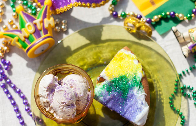 King Cake Ice Cream Recipe