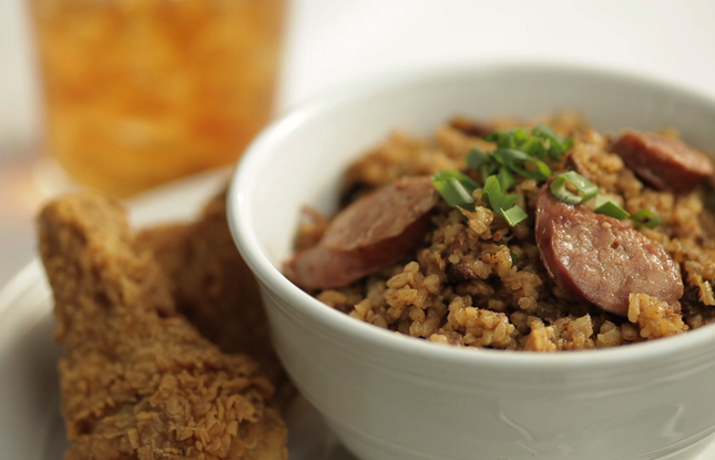 jambalaya is a staple dish in Louisiana cuisine