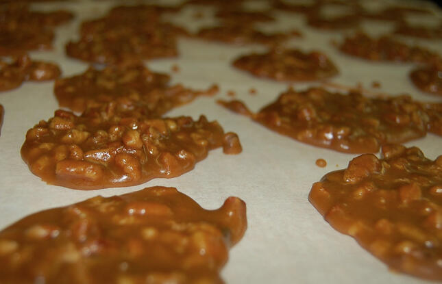 Try this Louisiana candy called pralines.