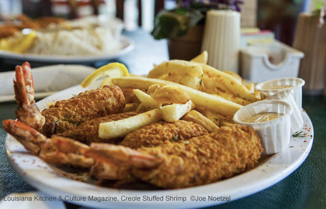 Creole Stuffed Shrimp from Wine Country Bistro Shreveport