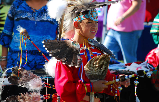Tunica Biloxi Native American Indians Powwow