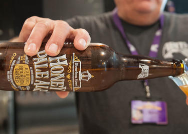 Cold beer on tap at Abita Springs Brewing Company