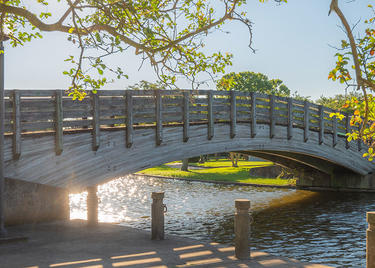 Lafreniere Park bridge in Metairie, LA