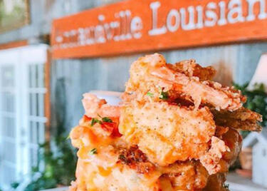 A dish at a restaurant in Arnaudville, LA.