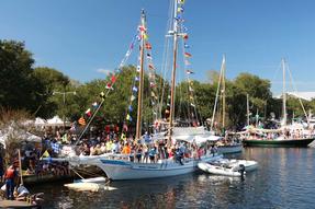 The Wooden Boat Festival in Madisonville photo by Jim Kubik.
