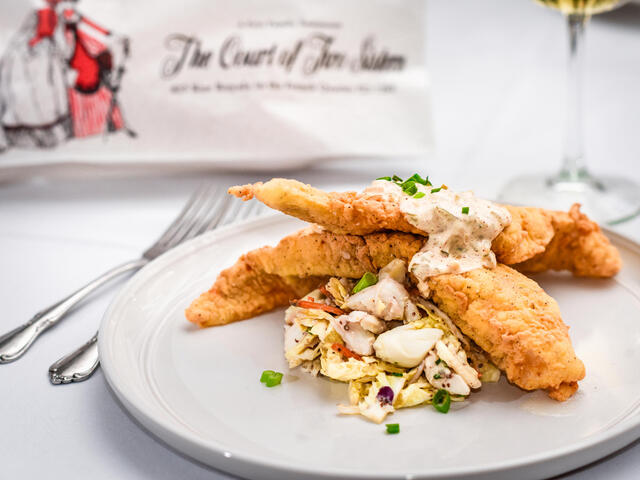 La. Catfish with Jumbo Lump Crabmeat