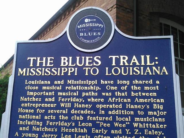First site in Louisiana on the MS Blues Trail