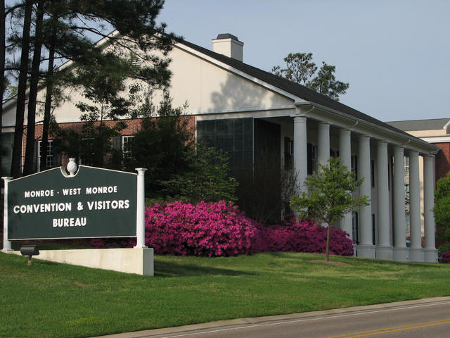 The Monroe-West Monroe Convention & Visitors Bureau, located off of I-20 in West Monroe