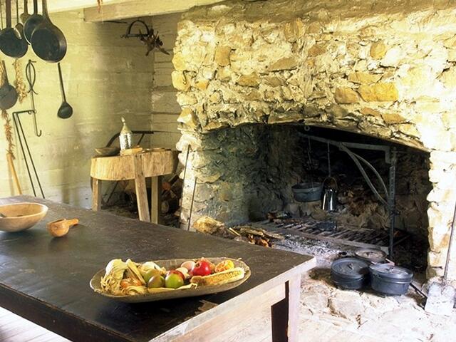 The original kitchen from the 1800s, at Fort Jesup State Historic Site Photo