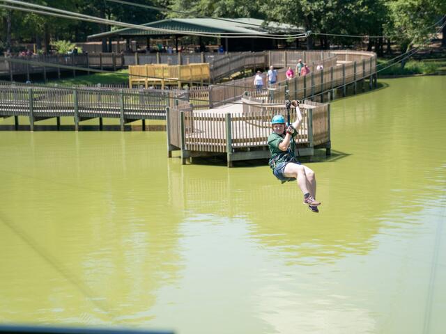 Ziplining at Gators and Friends Adventure Park Photo 4