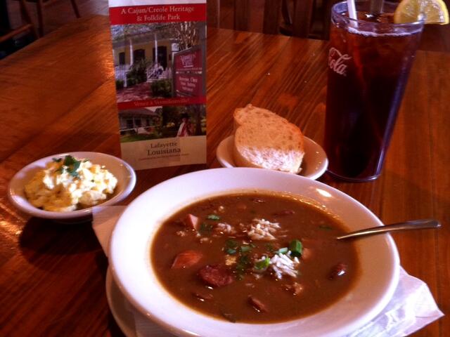 La Cuisine de Maman's famous gumbo that comes with our daily plate lunch specials and weekend all you can eat buffet