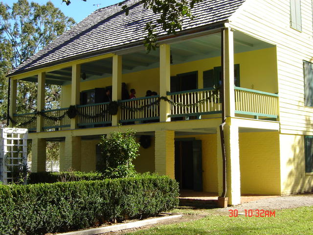 Olivier Plantation House circa 1815 in the Longfellow Evangeline State Historic Site