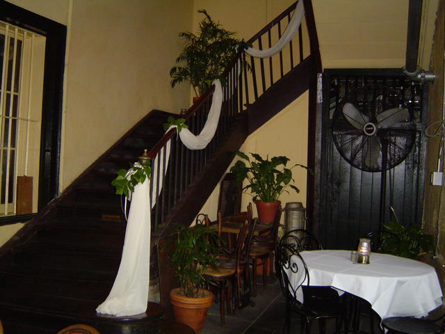 Entrance stairs to reception room