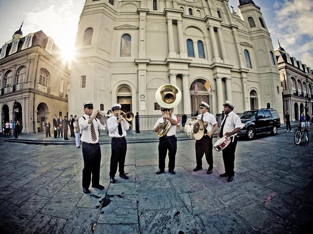 Musicians in Jackson Square