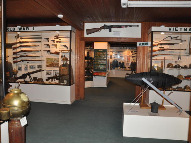 The advances in technology can be seen as you move from one military conflict to another.