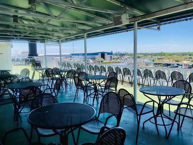 Top observation deck provides the ideal sightseeing opportunity for all guests