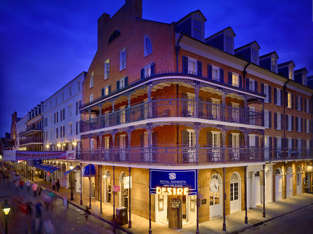 Located on Bourbon Street in the heart of the French Quarter