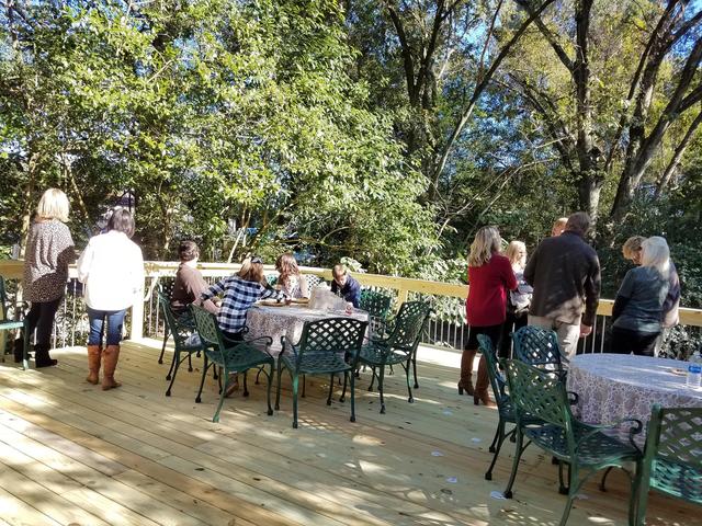 Deck off of Party Room at The Stockade Bed and Breakfast Photo 12