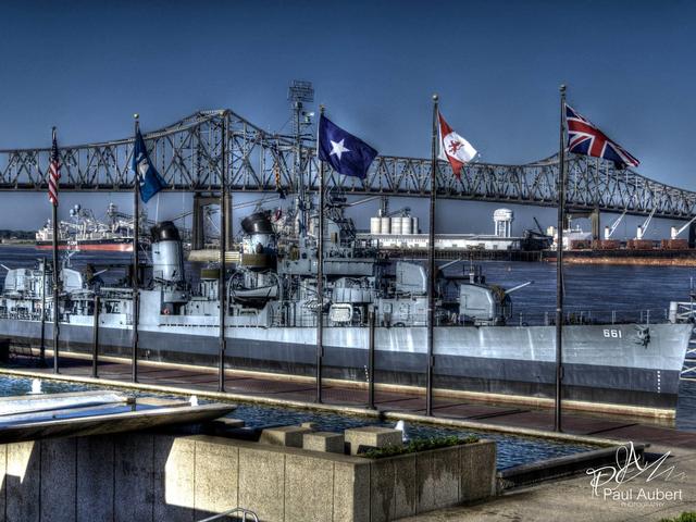 USS KIDD on Baton Rouge's Riverfront