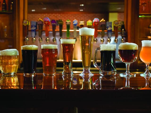 Sample all the Abita Beer flavors in the brewery's tasting room bar.