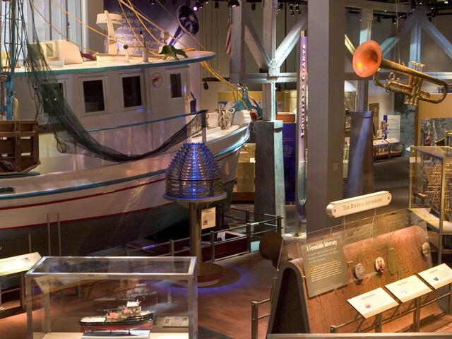 Main exhibit floor is a treasure trove of Louisiana history and culture.