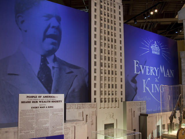 Huey Long exhibit