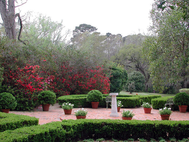 The partierre garden at Afton Villa