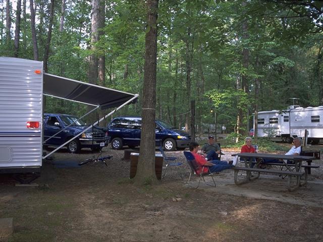 RV Camping at Chemin-A-Haut SP.