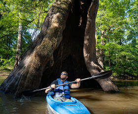 Kayaking at Chemin-A-Haut State Park