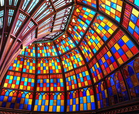 Old State Capitol Stained Glass Ceiling