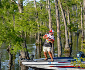 Homer Humphreys with Red River Guide Service. Credit: Webster Parish CVC