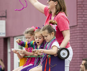 Spanish Town Parade in Baton Rouge