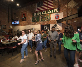 Dancing at Buck and Johnny's in Breaux Bridge
