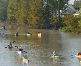 Kayaking in Bayou Lafourche, Louisiana