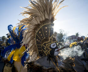 Zulu Mardi Gras Parade in New Orleans