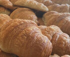 perfectly baked vegan croissants from Breads on Oak in New Orleans