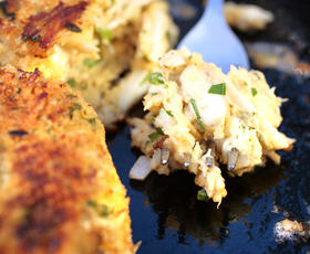 Donald Link's Crab Cakes with Jalepeno Remoulade Recipe