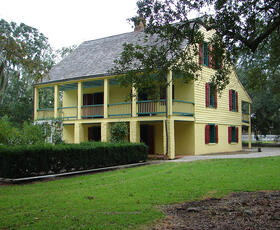 Maison Olivier house on the Longfellow-Evangeline State Historic Site