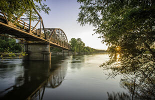 Berr's Ferry Bridge outside Leesville in Vernon Parish